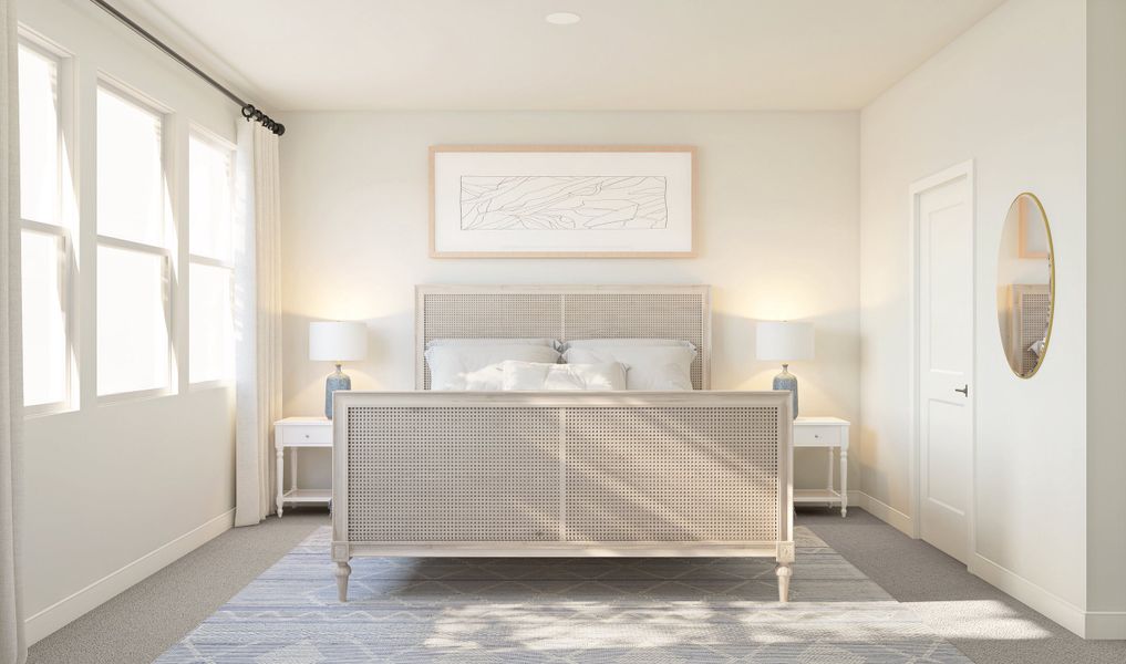 Primary suite with private bath