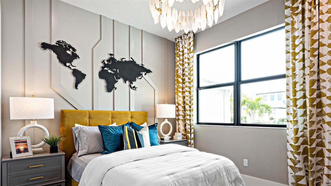 Furnished interior view inside a new home in , Port St. Lucie (Image 11).