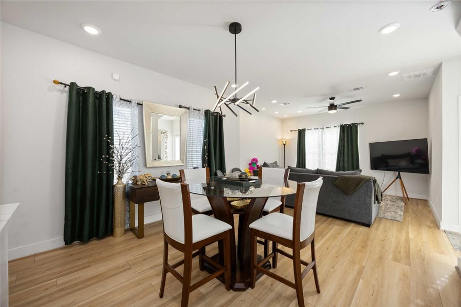 Furnished interior view inside a new home in , Houston (Image 12).