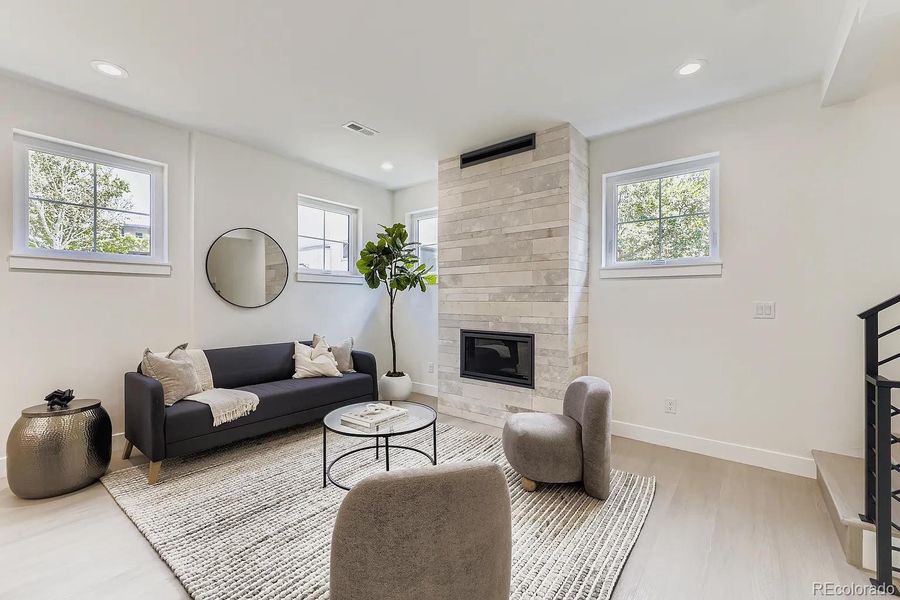 Furnished interior view inside a new home in , Denver (Image 34).