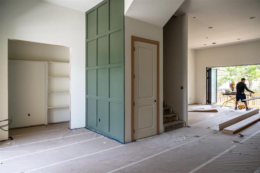 White oak hardwood engineered floors throughout.