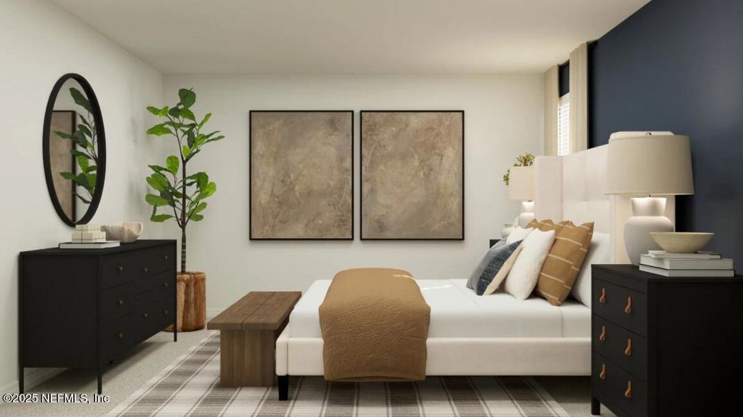 Furnished interior view inside a new home in Holstein Crossing: Holstein Crossing 40s, Green Cove Springs (Image 13). Furnished interior view inside a new home in Holstein Crossing: Holstein Crossing 40s, Green Cove Springs (Image 13).