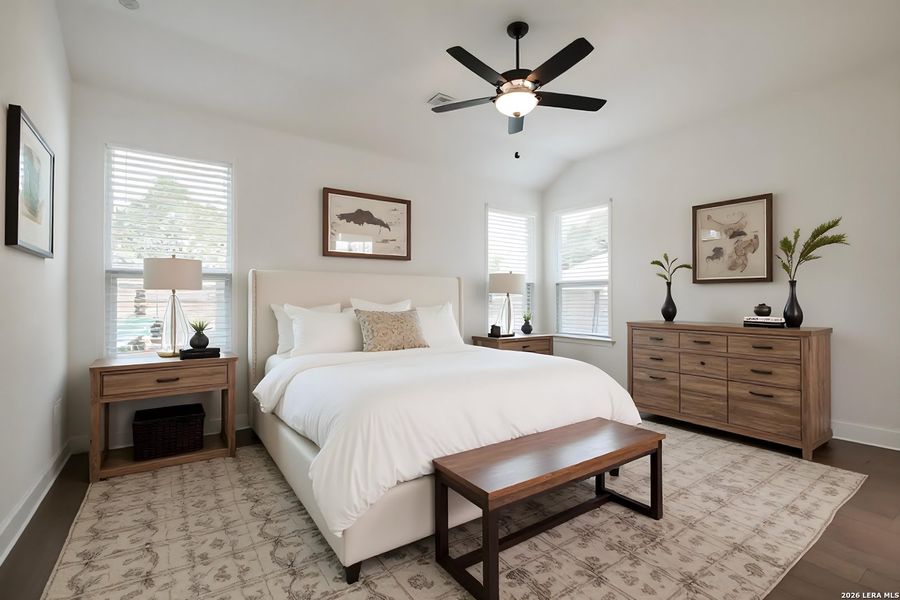 Furnished interior view inside a new home in , Boerne (Image 11).