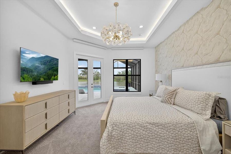 Furnished interior view inside a new home in , Bradenton (Image 52).