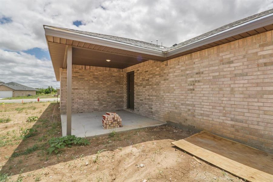 Exterior details and patio area of a home in , Coleman (Image 17). Exterior details and patio area of a home in , Coleman (Image 17).