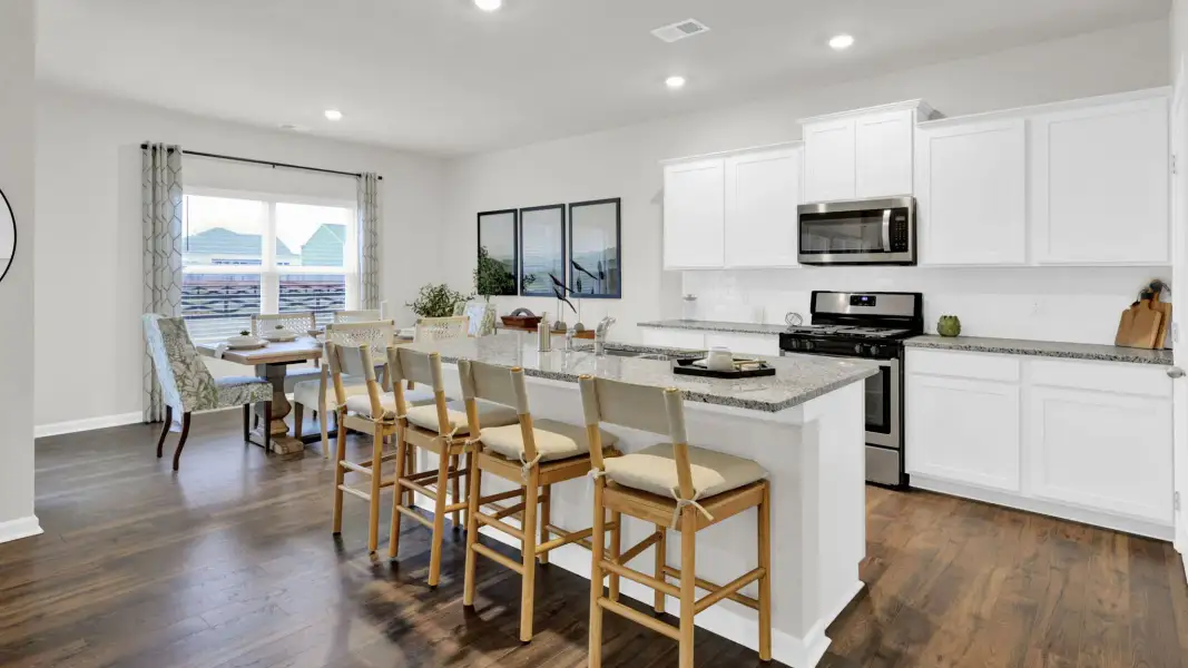Furnished interior view inside a new home in Millstone Village, Morristown (Image 4).