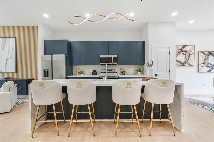 Furnished interior view inside a new home in , Decatur (Image 29).