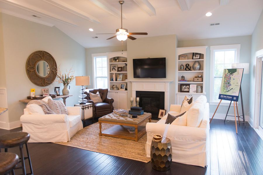 Representative furnished interior of a home built from the Helmsley by Bill Clark Homes in The Sanctuary at Sunset Beach, Sunset Beach (Image 44). Representative furnished interior of a home built from the Helmsley by Bill Clark Homes in The Sanctuary at Sunset Beach, Sunset Beach (Image 44).