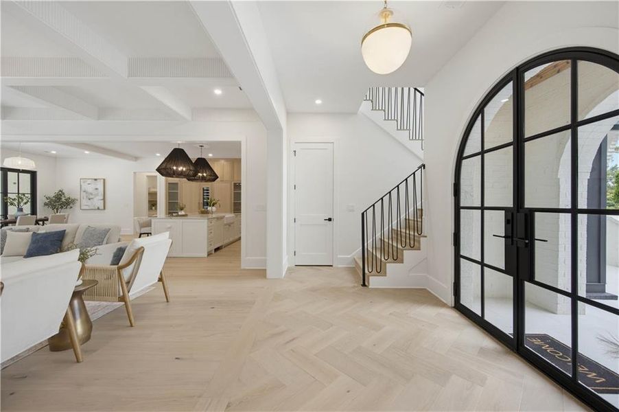Furnished interior view inside a new home in , Atlanta (Image 62).