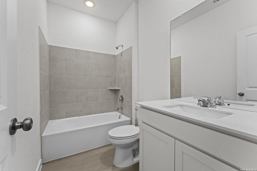 Furnished interior view inside a new home in Voss Farms, New Braunfels (Image 4).