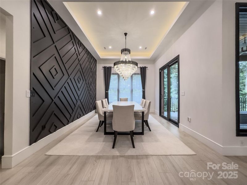 Furnished interior view inside a new home in , Hickory (Image 9).