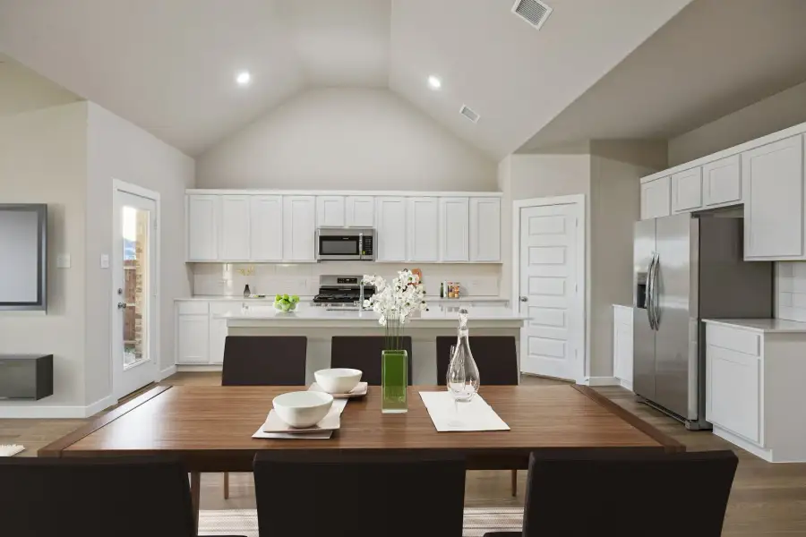 Kitchen in the Wimbledon home plan by Trophy Signature Homes – REPRESENTATIVE PHOTO Kitchen in the Wimbledon home plan by Trophy Signature Homes – REPRESENTATIVE PHOTO