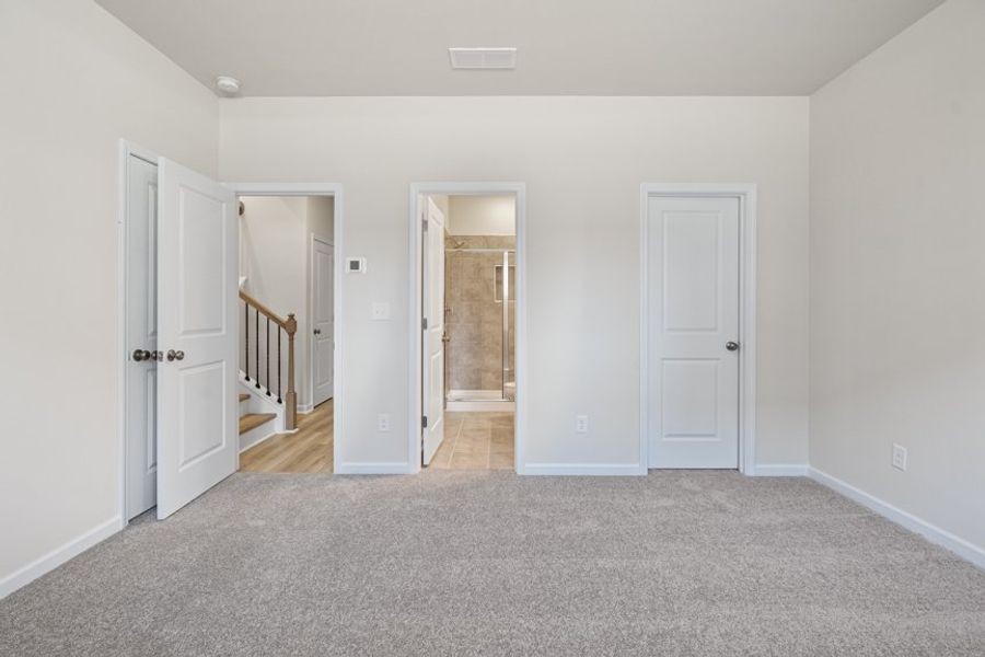 Representative unfurnished interior of a home built from the Collins by Taylor Morrison in Henson Square, Lawrenceville (Image 25).