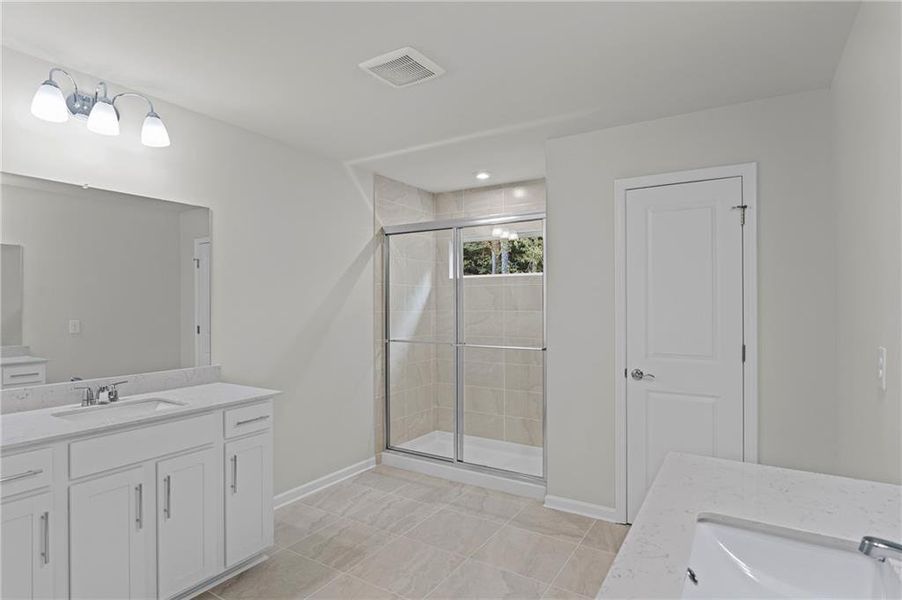 Furnished interior view inside a new home in Ansley Towns, Cumming (Image 6).