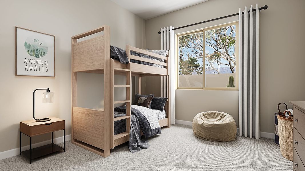 Representative furnished interior of a home built from the Cholla Plan 5541 by Tri Pointe Homes in Blossom Rock, Apache Junction (Image 26).
