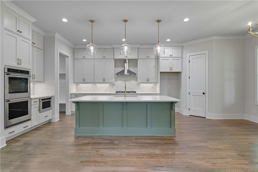 Furnished interior view inside a new home in , Canton (Image 6).