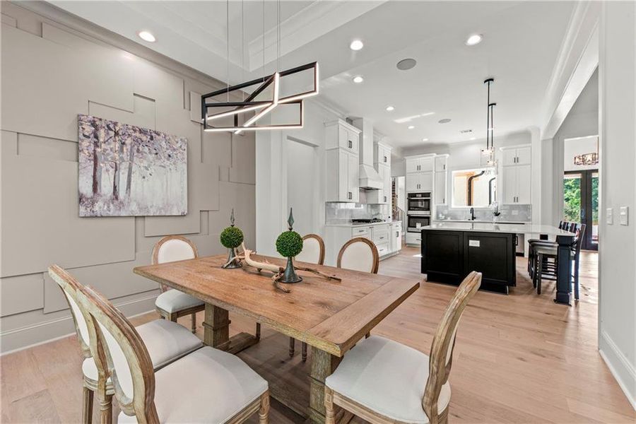Furnished interior view inside a new home in , Greensboro (Image 37).