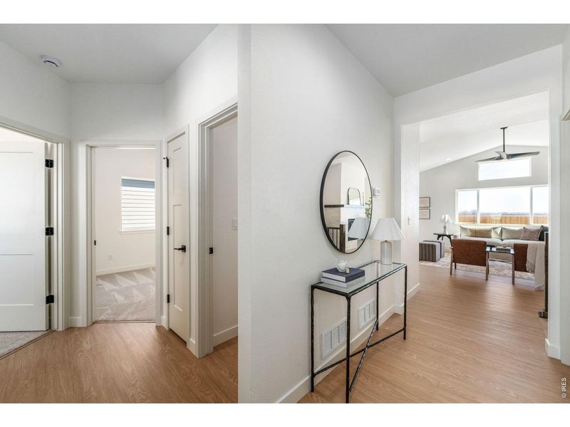 Furnished interior view inside a new home in , Milliken (Image 10).