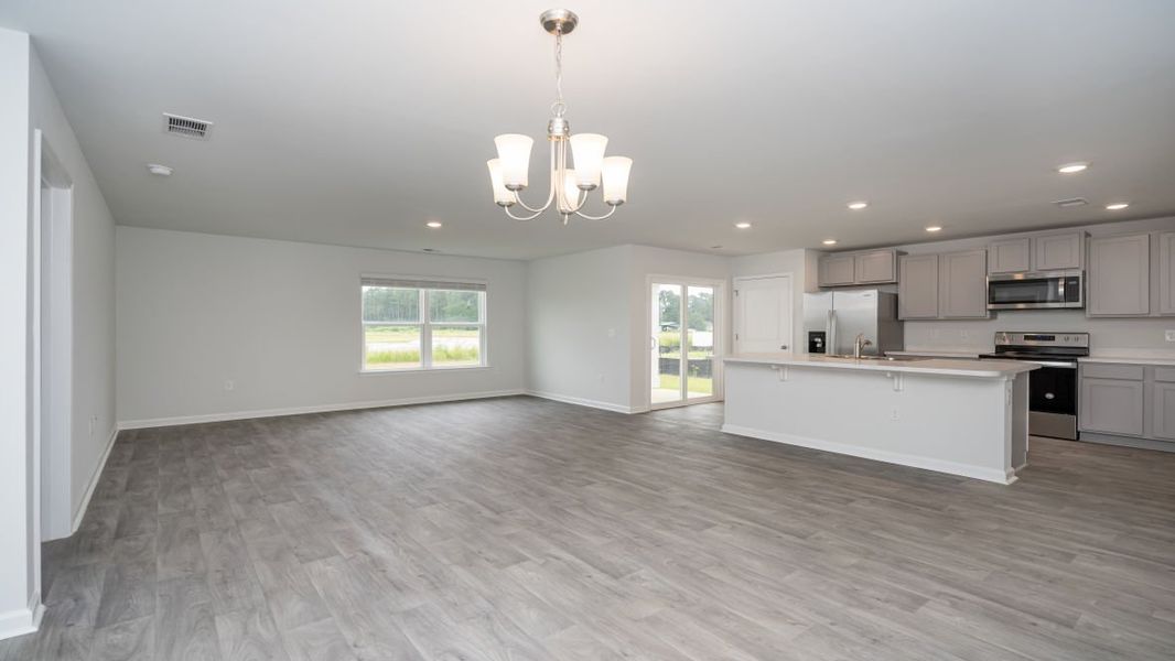 Representative unfurnished interior of a home built from the KERRY by D.R. Horton in Stanbury Creek, Supply (Image 24).