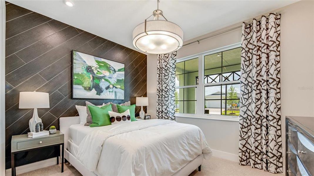 Furnished interior view inside a new home in Cresswind DeLand, Deland (Image 17).