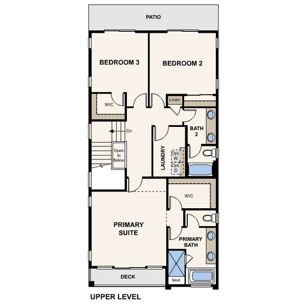 2D floor plan layout of this home in , San Tan Valley, AZ (Image 5).