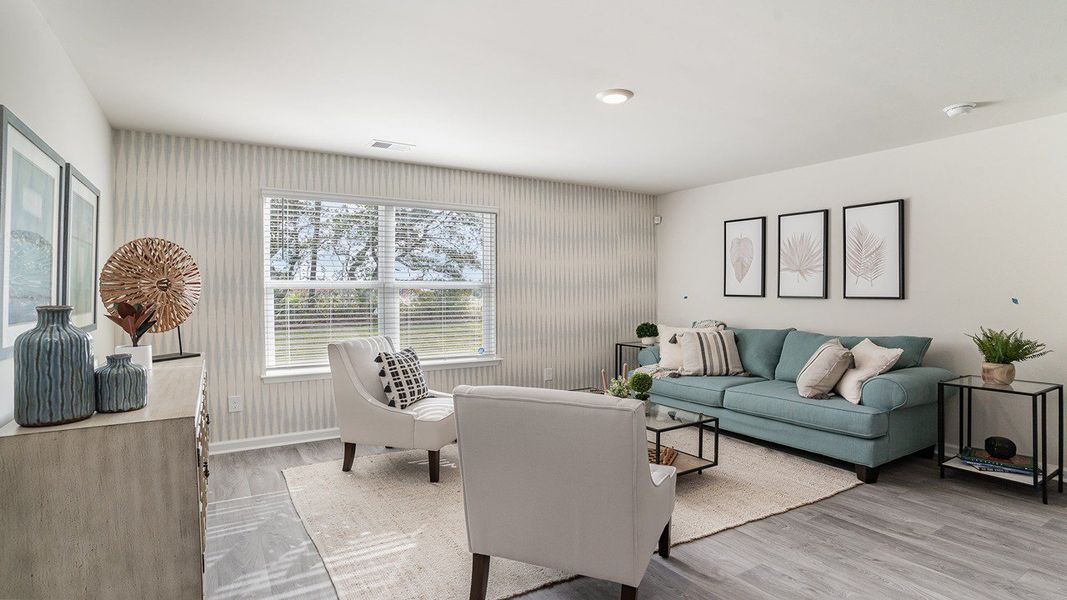 Furnished interior view inside a new home in Stanbury Creek, Supply (Image 5).