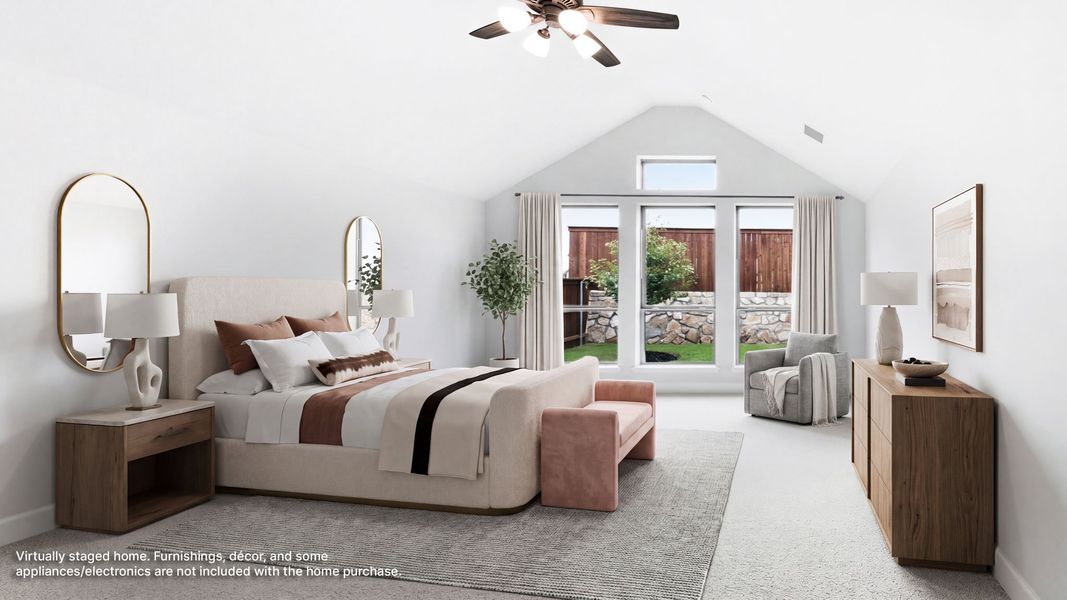 Furnished interior view inside a new home in Mustang Lakes, Celina (Image 10).