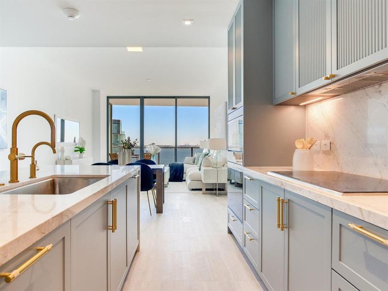 Furnished interior view inside a new home in , Tampa (Image 6).