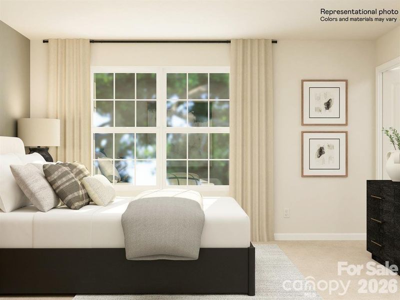 Furnished interior view inside a new home in River Ridge Townes, Charlotte (Image 12). Furnished interior view inside a new home in River Ridge Townes, Charlotte (Image 12).