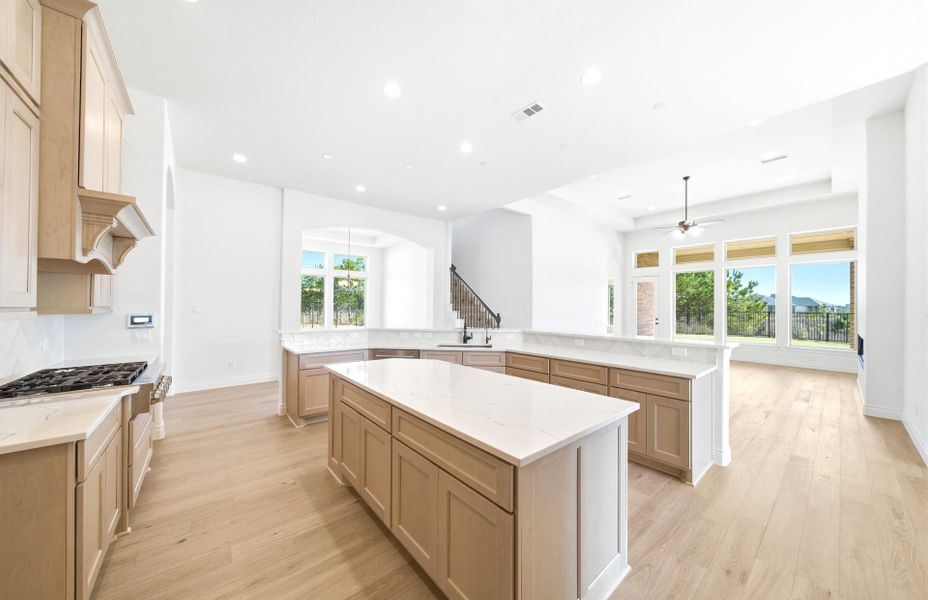 Furnished interior view inside a new home in , Cypress (Image 16).