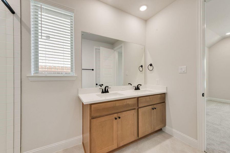 Furnished interior view inside a new home in Wildflower Ranch, Justin (Image 10). Furnished interior view inside a new home in Wildflower Ranch, Justin (Image 10).