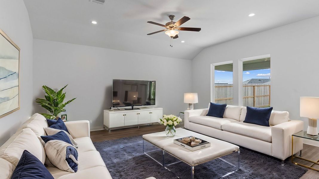 Furnished interior view inside a new home in Westland Ranch 50' Homesites, League City (Image 3).
