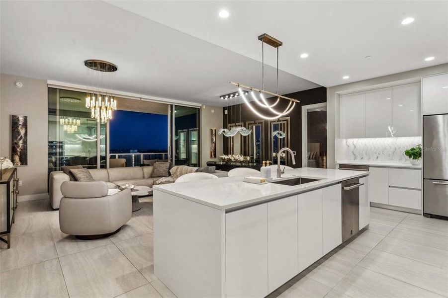 Furnished interior view inside a new home in , Sarasota (Image 14).