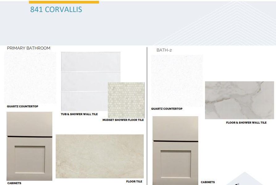 Sample of building materials used in homes in Cedar Brook, Leander (Image 3).