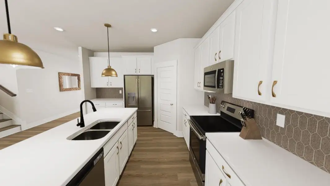 Furnished interior view inside a new home in Havenbrooke, Kernersville (Image 7).