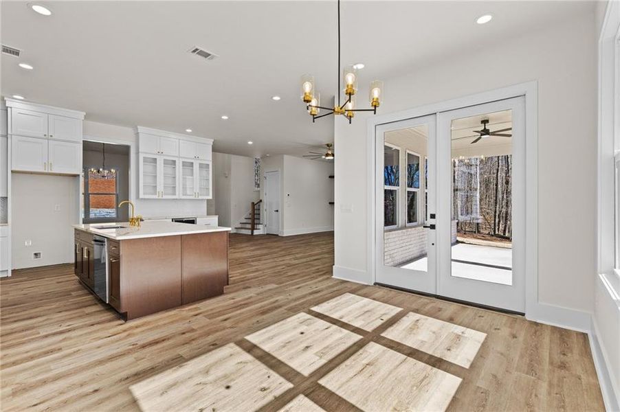 Furnished interior view inside a new home in , Maysville (Image 6).