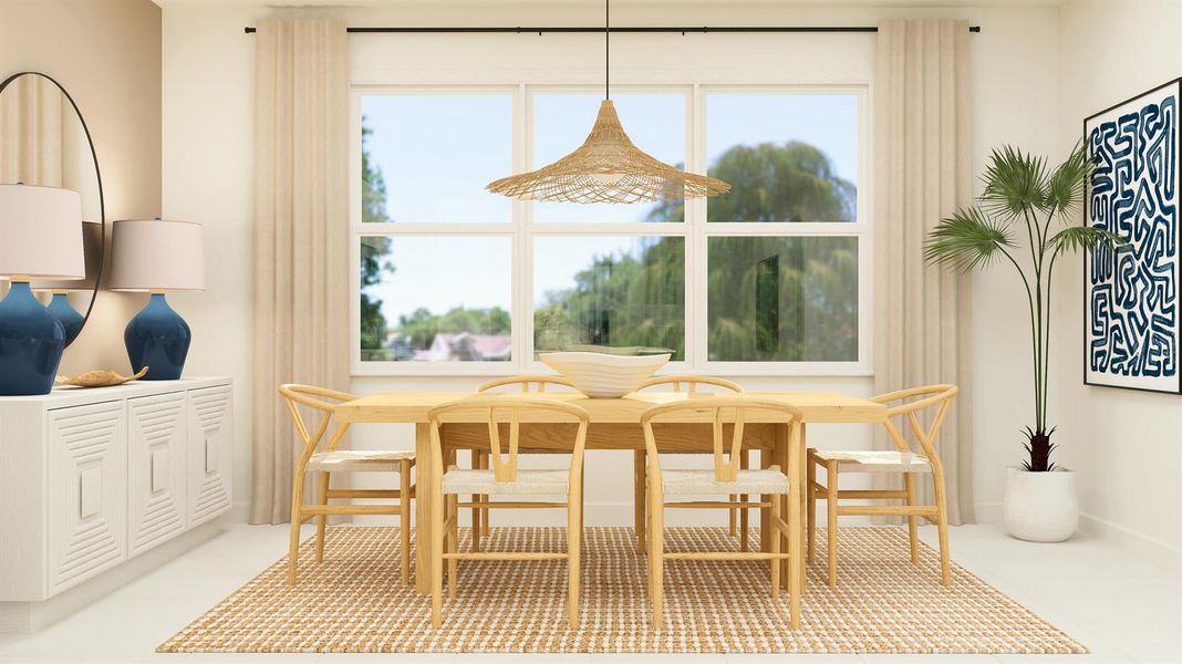 Furnished interior view inside a new home in , The Acreage (Image 14).