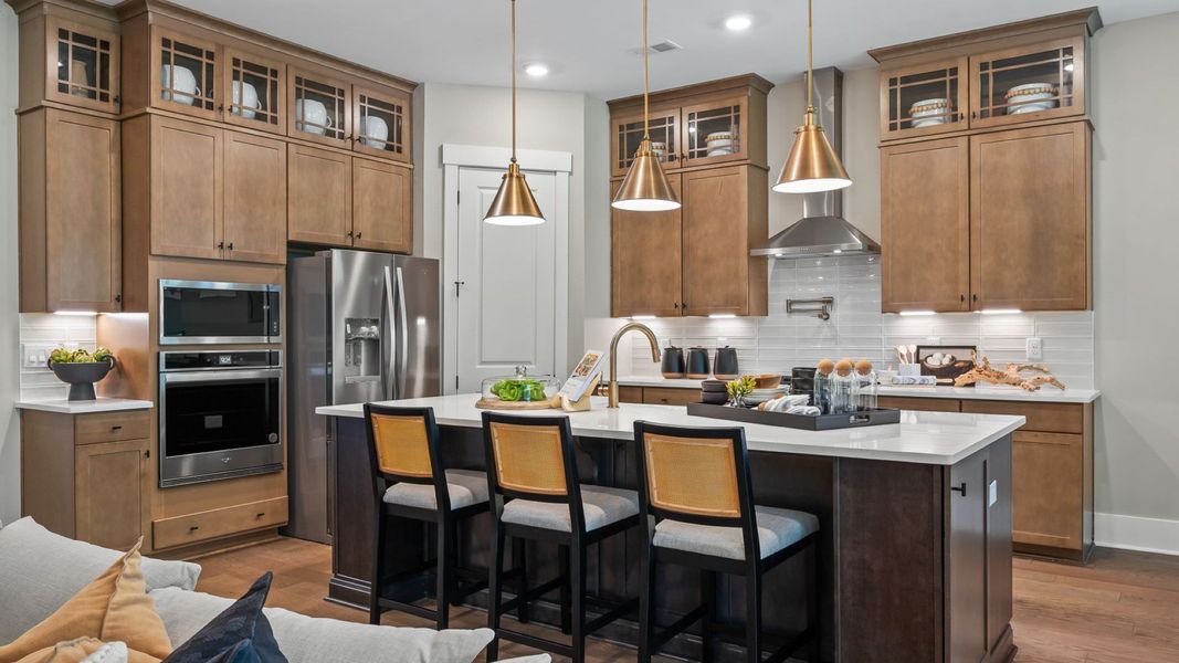 Furnished interior view inside a new home in Summerwind Crossing at Lakes of Cane Bay, Summerville (Image 5).