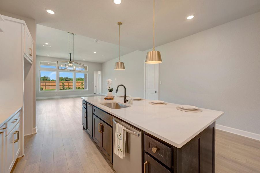 Furnished interior view inside a new home in Grange - Reserve Collection, Katy (Image 4).
