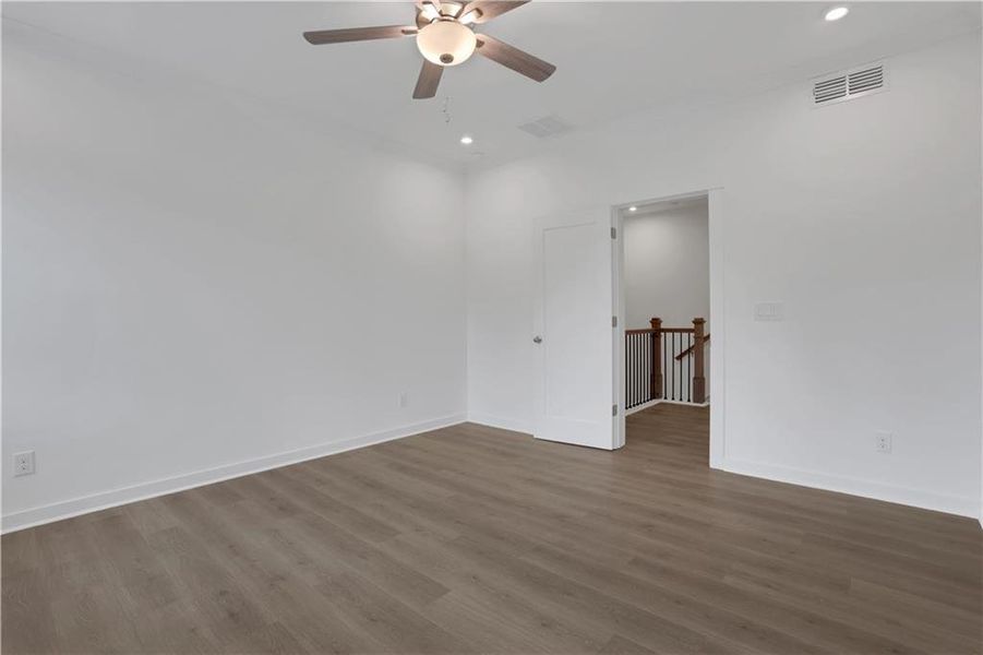 Spacious, unfurnished interior of a new home in The Groves at Myrtle, Roswell (Image 17).