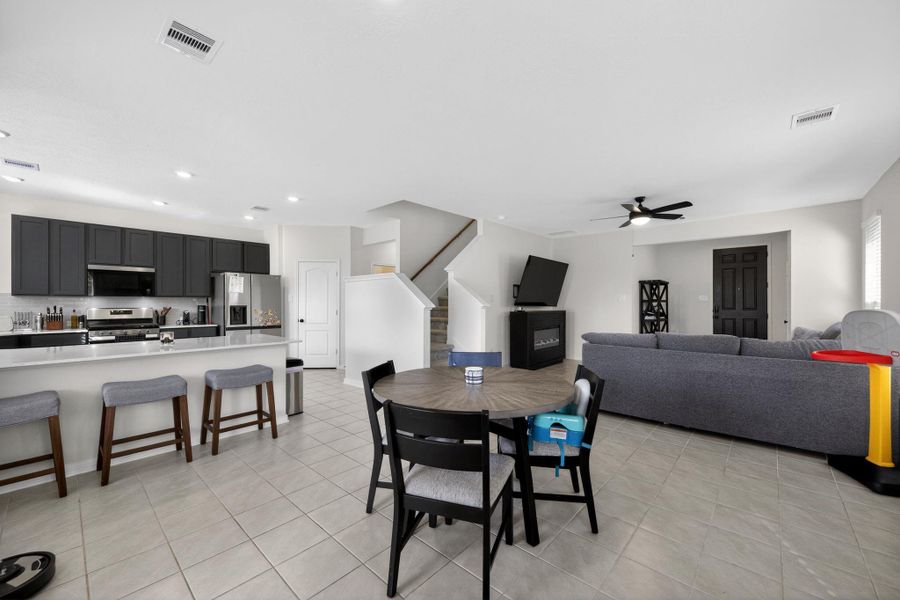 Furnished interior view inside a new home in , Katy (Image 11). Furnished interior view inside a new home in , Katy (Image 11).