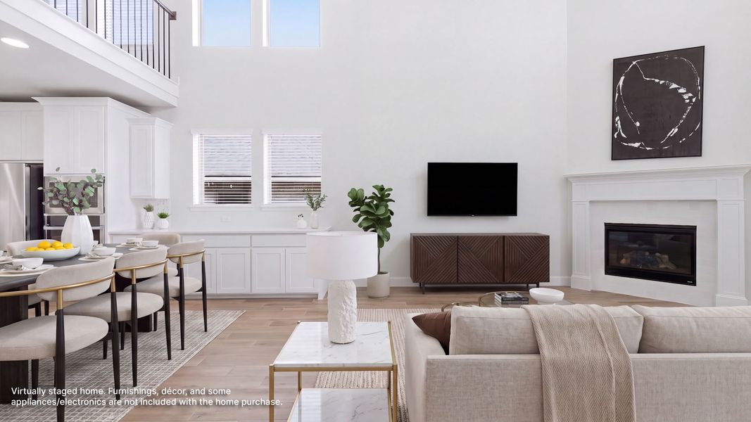 Furnished interior view inside a new home in Devonshire, Forney (Image 6).