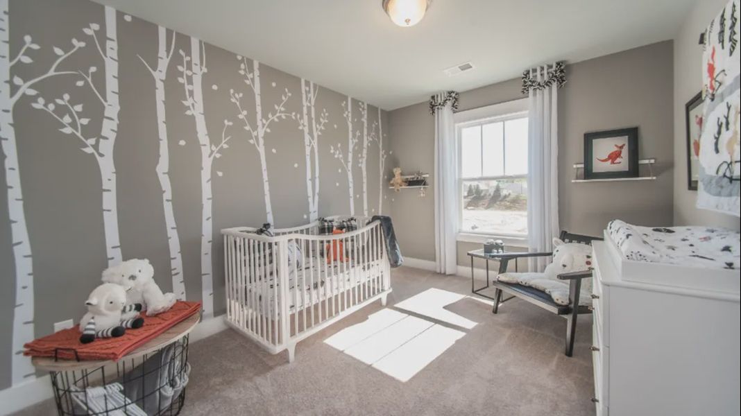 Furnished interior view inside a new home in Sidney Creek Single Family, Zebulon (Image 11).