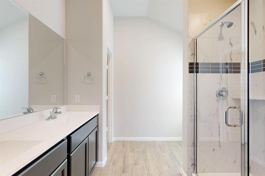 Furnished interior view inside a new home in Mobberly Farms, Pilot Point (Image 7).
