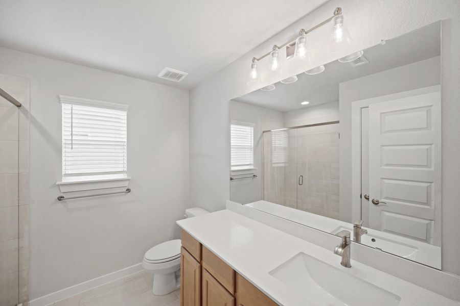 Furnished interior view inside a new home in Morton Creek Ranch, Katy (Image 8).