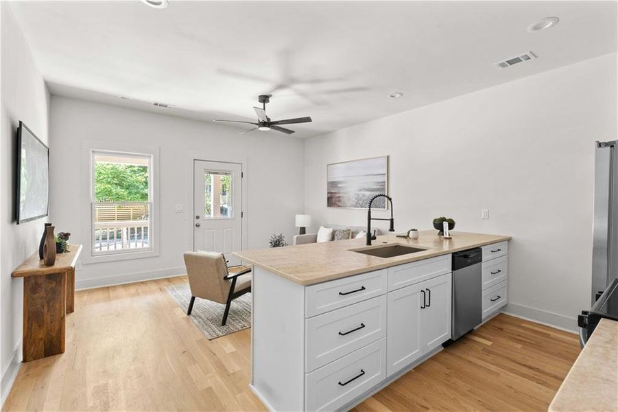 Furnished interior view inside a new home in , Atlanta (Image 7).