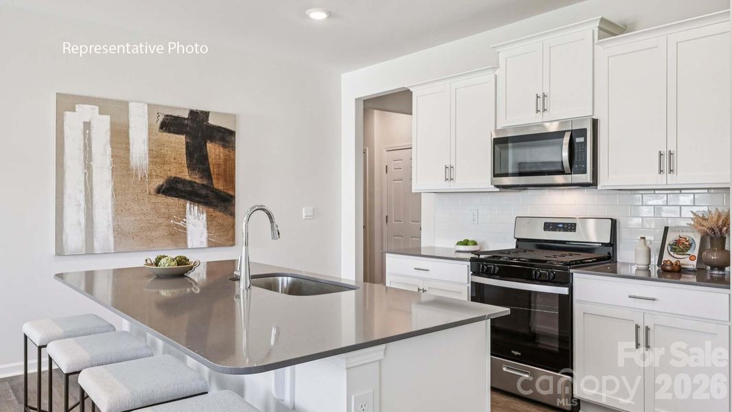 Furnished interior view inside a new home in The Falls at Newton, Newton (Image 7).