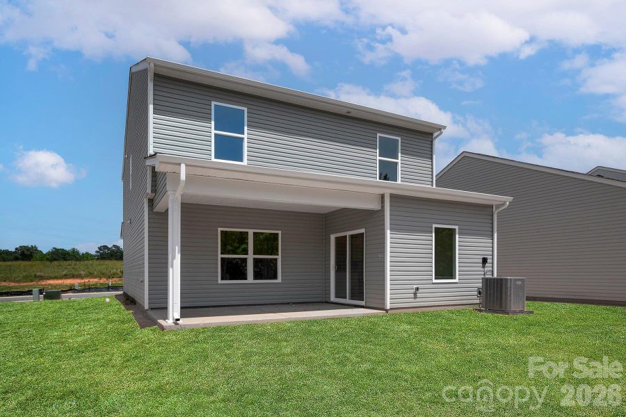 Exterior details and patio area of a home in Willow Estates, Shelby (Image 3).