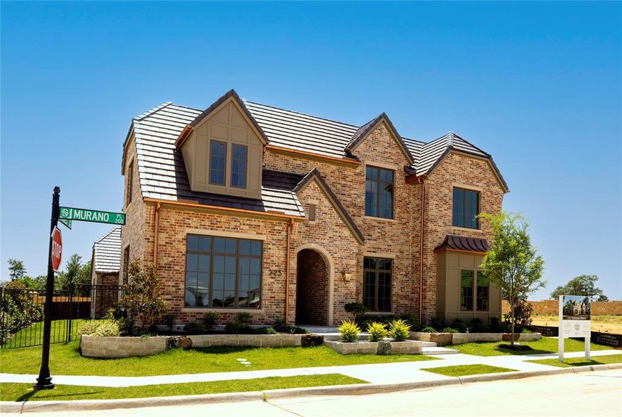 Front exterior of a new home in , Southlake, TX, highlighting curb appeal (Image 22).