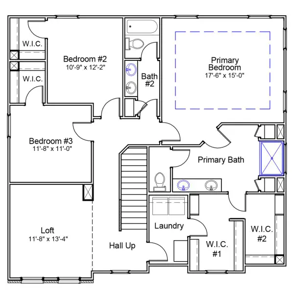 2D floor plan layout of this home in Hanes Lake, Winston-Salem, NC (Image 3). 2D floor plan layout of this home in Hanes Lake, Winston-Salem, NC (Image 3).